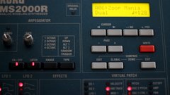 Synthesizer_Korg_MS2000R_3 - free HD stock video