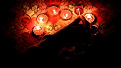 Valentines_Day_4_burning_candles - free HD stock video