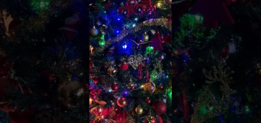Christmas Decorations On The Christmas Tree Video Footage