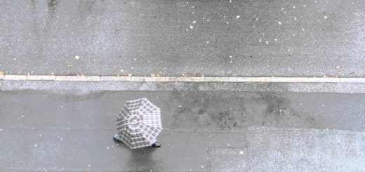 Man With Umbrella Video Footage